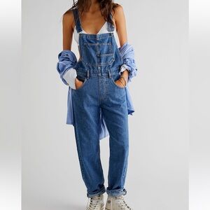 Free People We The Free Ziggy Overalls, Sz XL, NWOT